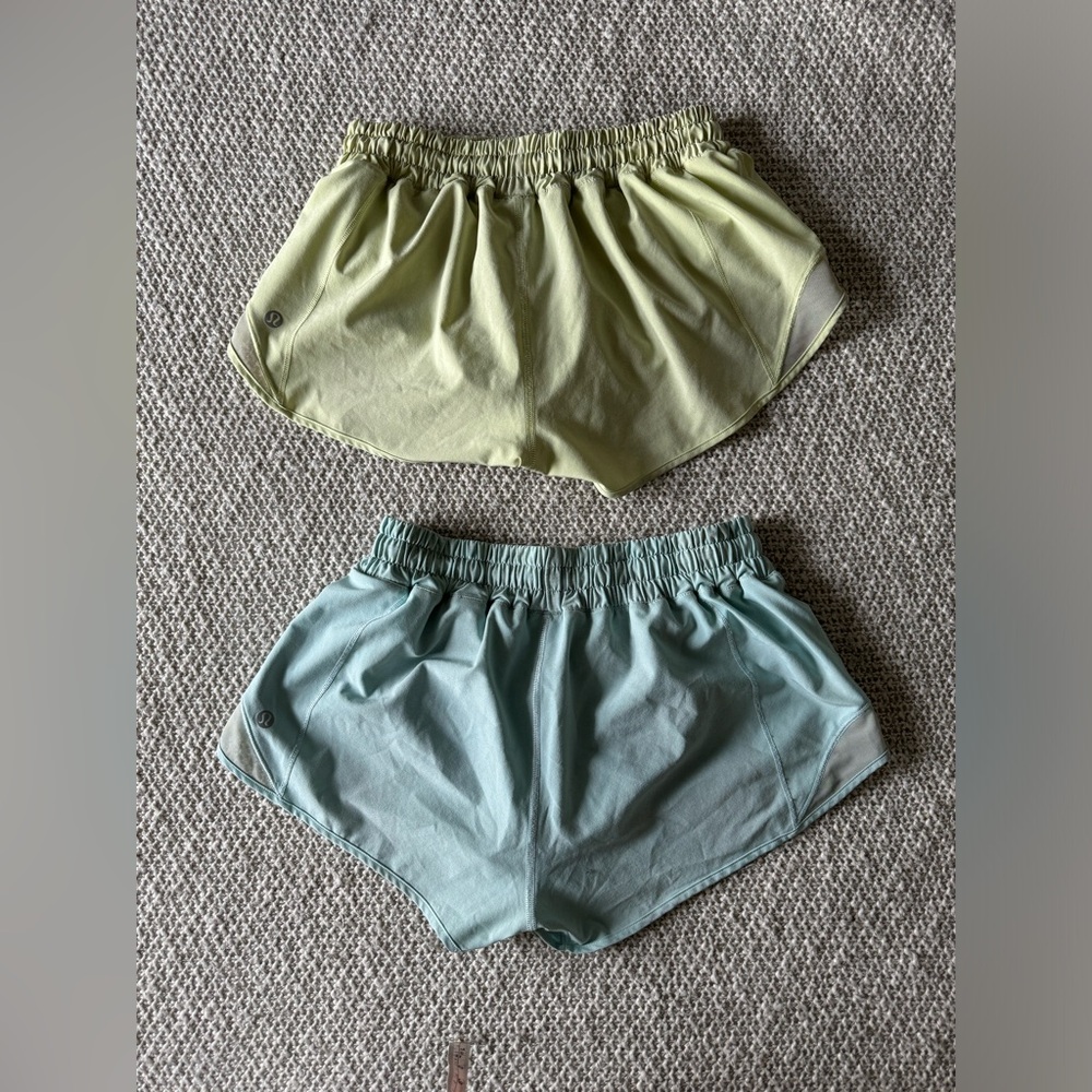 lululemon athletica Yellow and Light Blue Athletic Shorts - Picture 2 of 10